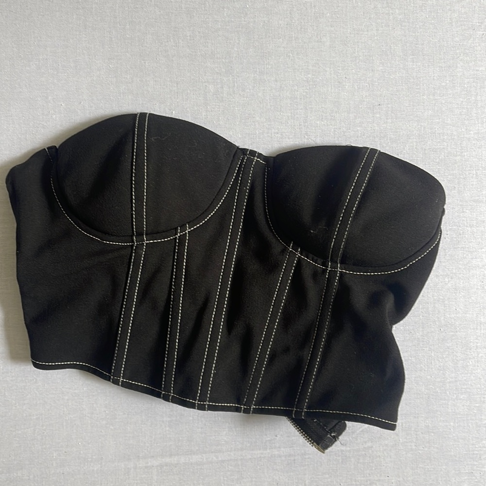 Black corset top